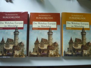 gebrauchtes Buch – Bodo Ebhardt – Der Wehrbau Europas im Mittelalter. Band 1, 2 und 3 (vollständig)