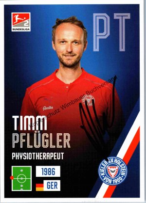 gebrauchtes Buch – Timm Pflügler – Original Autogramm Timm Pflügler Kieler SV /// Autograph signiert signed signee