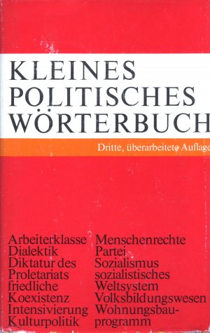 gebrauchtes Buch – Autorenkollektiv – Kleines Politisches Wörterbuch