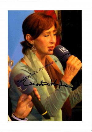 Original Autogramm Christine Kaufmann (1945-2017) /// Autograph signiert signed signee