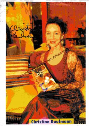 Original Autogramm Christine Kaufmann (1945-2017) /// Autograph signiert signed signee