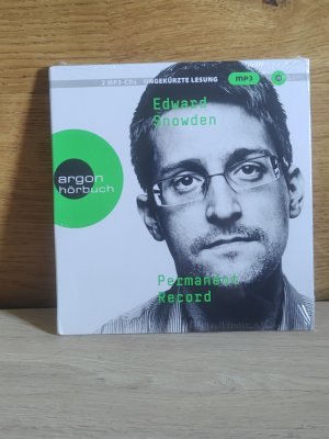 neues Hörbuch – Edward Snowden – Permanent Record - Meine Geschichte