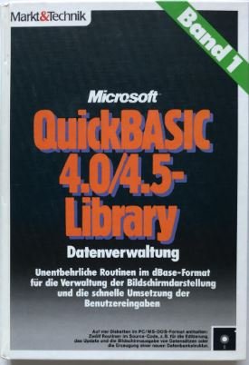 QuickBASIC 4.0 /4.5-Library