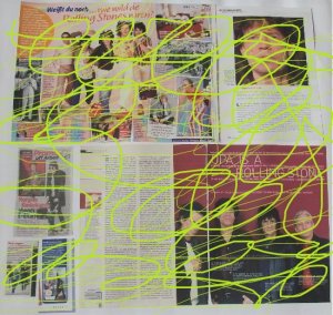 gebrauchtes Buch – Rolling Stones (Mick Jagger, Keith Richards, Charlie Watts, Ron Wood): Sammlung, viel Pressematerial Presse Clippings Magazine Material Zeitschriftenmaterial, Nr. 1, Ausverkauf !!