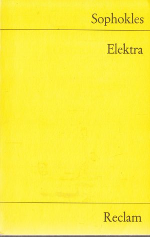 gebrauchtes Buch – Sophokles – Elektra