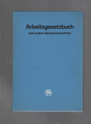 gebrauchtes Buch – Arbeitsgesetzbuch