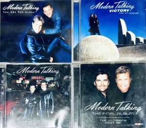 3 CDs + 1 Maxi-CD von Modern Talking:  You Are Not Alone (Maxi) + 2000 - Year of the Dragon + Victory - The 11th Album + The Final Album - The Ultimate Best Of