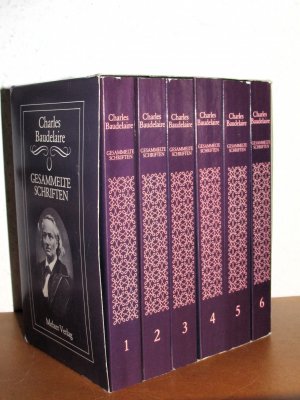 gebrauchtes Buch – Charles Baudelaire – Gesammelte Schriften - Sechs Bände im Schuber