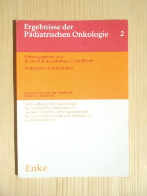 Ergebnisse der pädiatrischen Onkologie 2