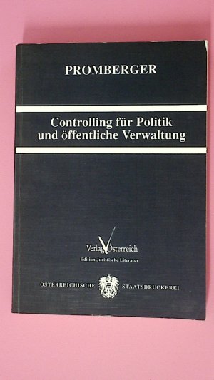 CONTROLLING FÜR POLITIK UND ÖFFENTLICHE VERWALTUNG.