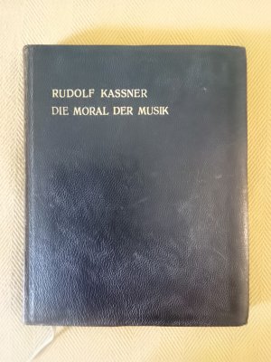 antiquarisches Buch – Rudolf Kassner – Die Moral der Musik