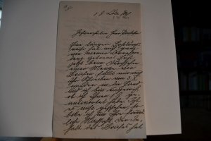 Handschriftliches Schreiben des deutschen Schriftstellers Wilhelm Bölsche (1861-1939) vom 8. August 1909 an den Danziger Lehrer und Botaniker Konrad Lakowitz […]