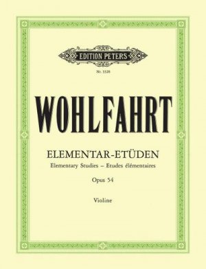 neues Buch – Hans Sitt – 40 Elementary Studies Op. 54 for Violin