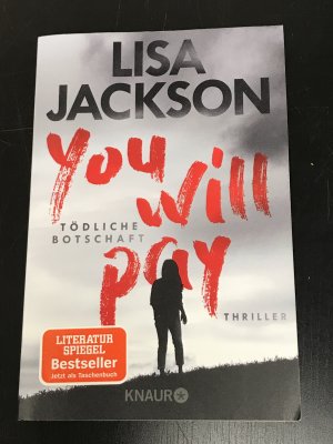 gebrauchtes Buch – Lisa Jackson – You will pay - Tödliche Botschaft