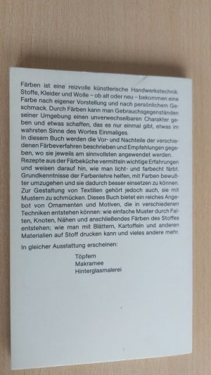 gebrauchtes Buch – Barbara Pohle – Färben
