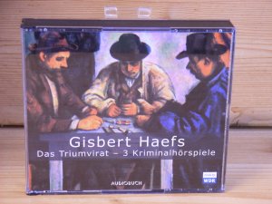 gebrauchtes Hörbuch – Gisbert Haefs – "Das Triumvirat / Das Triumvirat denkt / Das Triumvirat spinnt" 3 Kriminalhörspiele