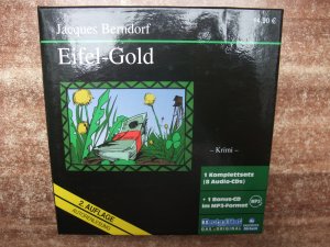 gebrauchtes Hörbuch – Jacques Berndorf – Eifel-Gold. 8 CDs, ohne Bonus CD.