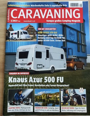 gebrauchtes Buch – Zeitschrift Caravaning - Ausgabe 5/2023