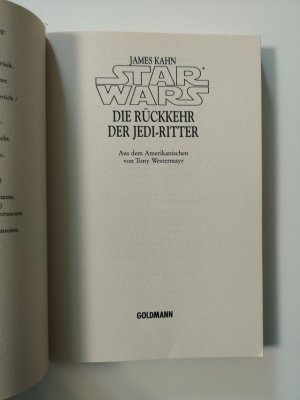 gebrauchtes Buch – James Kahn – Star Wars - Die Rückkehr der Jedi-Ritter