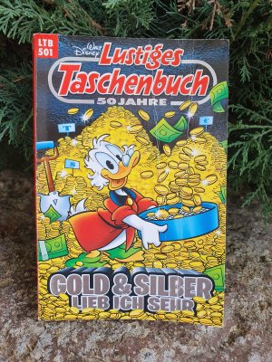 gebrauchtes Buch – Walt Disney – Lustiges Taschenbuch - 50 Jahre - LTB 501 - Gold & Silber lieb ich sehr