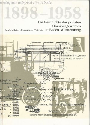 Die Geschichte Des Privaten Omnibusgewerbes In Baden Wurttemberg Otto Nubel Buch Gebraucht Kaufen A02hnnwy01zzk