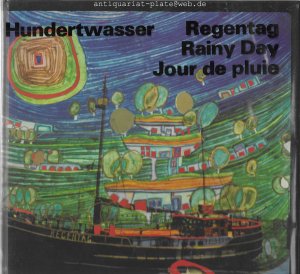 gebrauchtes Buch – Hundertwasser, Friedensreich und Manfred Bockelmann – Hundertwasser. Regentag. Rainy Day. Jour de pluie. Idee, Fotografie und Gestaltung. Idea, photography and design. Idée. photographie et réalisation. Manfred Bockelmann.