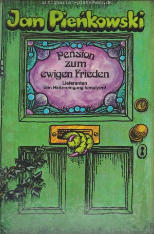 gebrauchtes Buch – Pienkowski, Jan  – Pension zum ewigen Frieden. Lieferanten den Hintereingang benutzen. Pop-up Buch. Für Malcom. Illustrator: Jan Pienkowski. Falttechnik: Tor Lokvig.