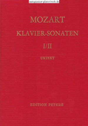 Sonaten für Klavier zu zwei Händen. Nach den Quellen neu herausgegeben von C.A. Martiessen und Wilhelm Weismann. I/II Urtext. Band I und Band II.