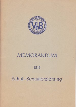 Memorandum zur Schul-Sexualerziehung