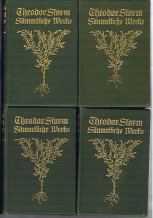 Sämmtliche Werke in acht Bänden [in 4 Bänden gebunden]. 2 Bände zusätzlich:Spukgeschichten und andere Nachträge zu seinen Werken / Briefe an seine Braut […]