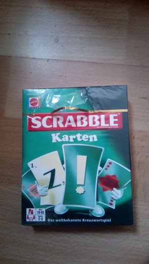 SCRABBLE Karten 2000 Mattel 52344 - ab 10 Jahren - für  2 - 6 Spieler - Spieldauer 30 Minuten