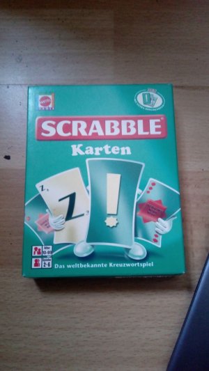 SCRABBLE Karten 2000 Mattel 52344 - ab 10 Jahren - für  2 - 6 Spieler - Spieldauer 30 Minuten