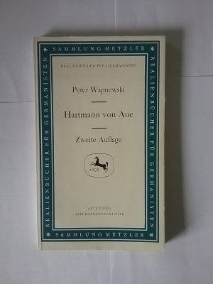 antiquarisches Buch – Peter Wapnewski – Hartmann von Aue