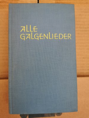 antiquarisches Buch – Christian Morgenstern – Alle Galgenlieder