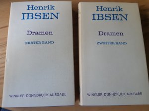 gebrauchtes Buch – Henrik Ibsen – Dramen Erster und Zweiter Band