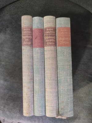 Bildtext: 4 Bände Konvolut von Hans Carossa