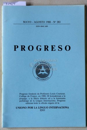 Progreso. (3 Hefte, 1986-88)