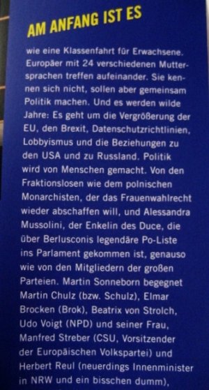 gebrauchtes Buch – Martin Sonneborn – Herr Sonneborn geht nach Brüssel - Abenteuer im Europaparlament