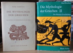 Die Mythologie der Griechen I + II. 2 Bände: Teil I: Die Götter- und Menschheitsgeschichten; Teil II: Die Heroengeschichten [mit SU]