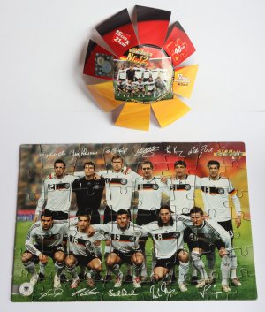 Star Puzzle Deutsche Fußball-Nationalmannschaft 2008 Nr. 1, 7, 8, 9, 11 und 12