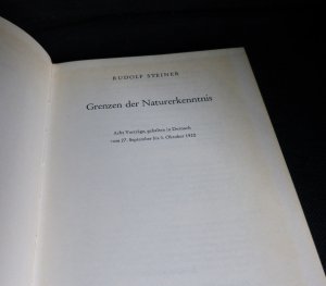 antiquarisches Buch – Rudolf Steiner – Grenzen der Naturerkenntnis