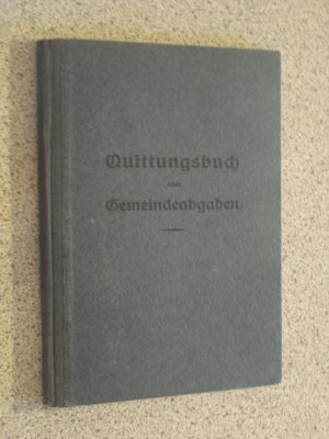 quitungsbuch über gemeindeabgaben