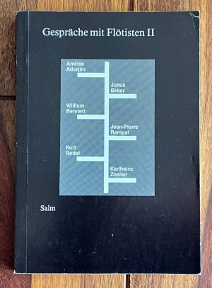 gebrauchtes Buch – Salm – Gespräche mit Flötisten II – András Adorján • Julius Baker •William Bennet u.a.