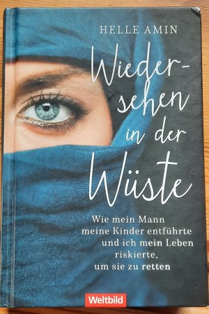 gebrauchtes Buch – Helle Amin – Wiedersehen in der Wüste - wie mein Mann meine Kinder entführte und ich mein Leben riskierte, um sie zu retten