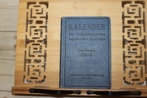 Kalender für heilpädagogische Schulen und Anstalten 1925-1926 Selten !