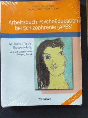 " Arbeitsbuch PsychoEdukation bei Schizophrenie (APES) " mit CD-ROM " ( Noch original "verschweißt", noch nie benutzt )