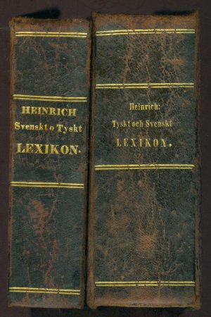 antiquarisches Buch – C. Heinrich  – Svenskt och Tyskt Hand-Lexikon Tyskt och Svenskt (2 Bände) [Handlexikon]