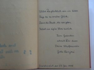 Poesiealbum von 1948