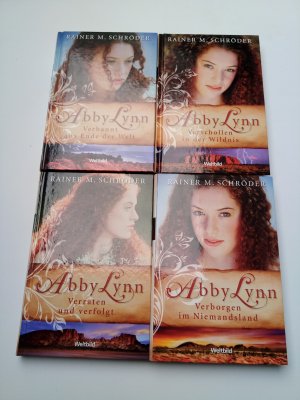 gebrauchtes Buch – Rainer M. Schröder – 1-4 Band der Abby Lynn Saga - Verbannt ans Ende der Welt + Verschollen in der Wildnis + Verraten und verfolgt + Verborgen im Niemandsland