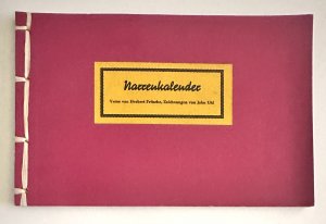 Narrenkalender - Widmung und Signatur von John Uhl vorne im Buch